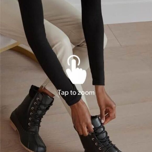 NIB Y2K  women's justfab evi duck boots - size 7.5 CHIC BOHOO - Picture 1 of 5